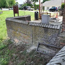 Gevelrenovatie monumentale muur